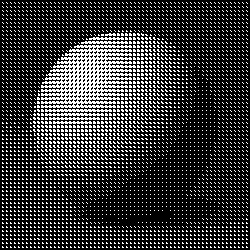 Clustered Dot (Halftone Ordered) dithering preview